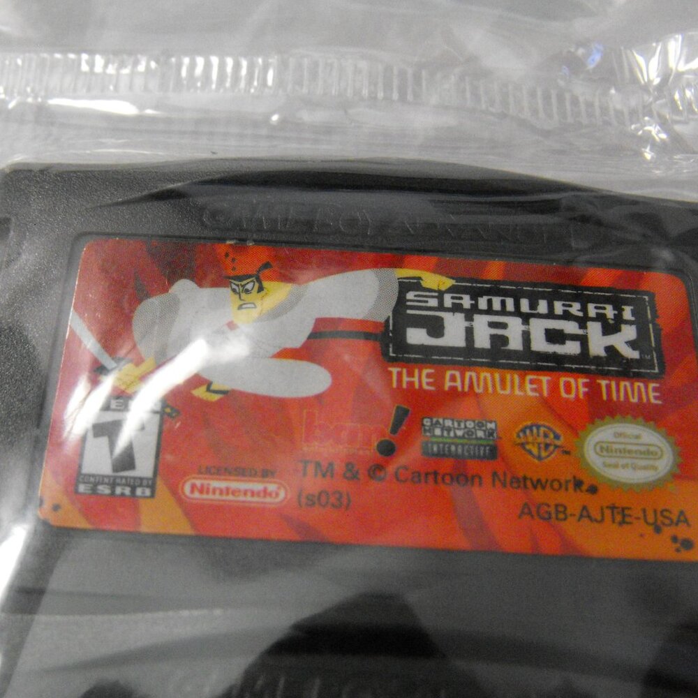 Gameboy Advance Game Samurai Jack Amulet of Time
